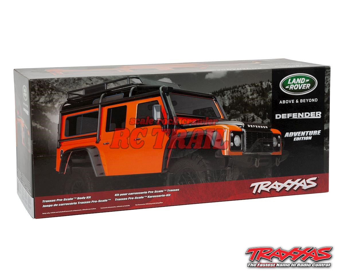 トラクサス TRX4用塗装済みボディ ランドローバーディフェンダー アドベンチャーエディションボディ 8011A - RCTRAIL