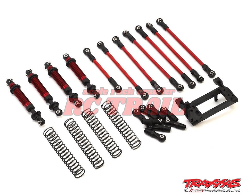 トラクサス TRX-4コンプリートロングアームリフトキット(レッド)Traxxas 8140 - RCTRAIL