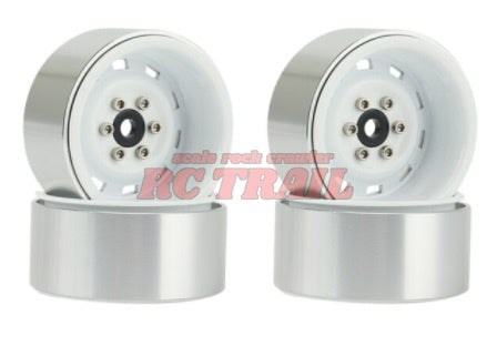 ラリー1.9 "スチール ビードロックホイール 4本(シルバー)RCTRAIL - RCTRAIL