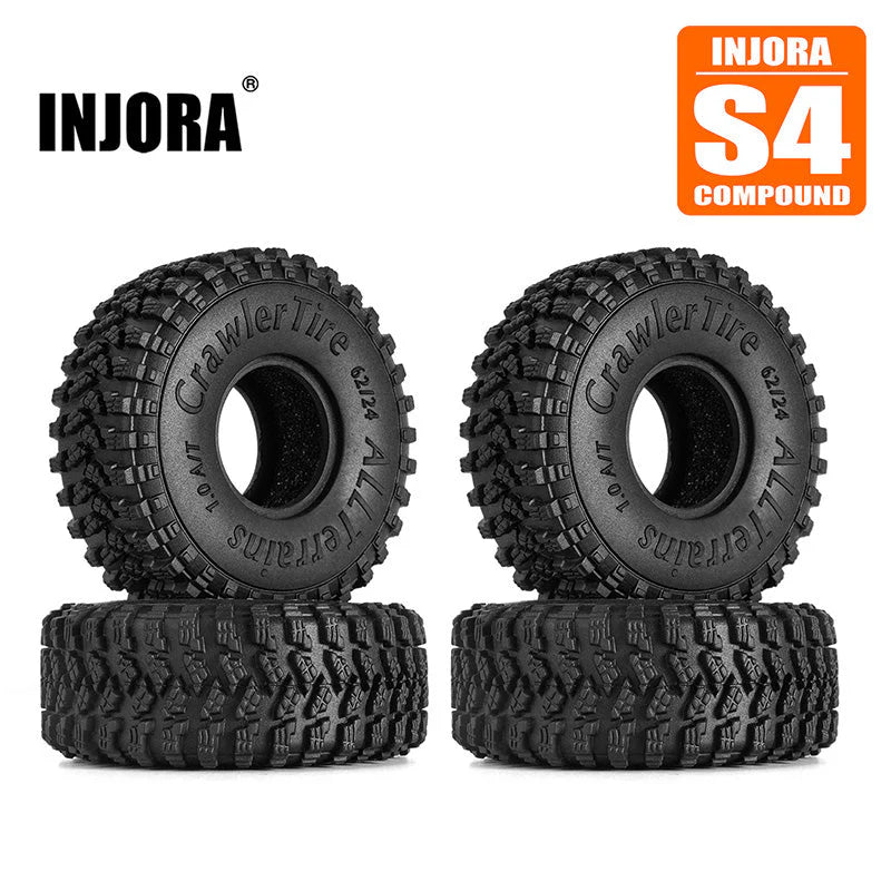 INJORA 1.0 インチ 62*24mm S4 全地形タイヤ (T2450)