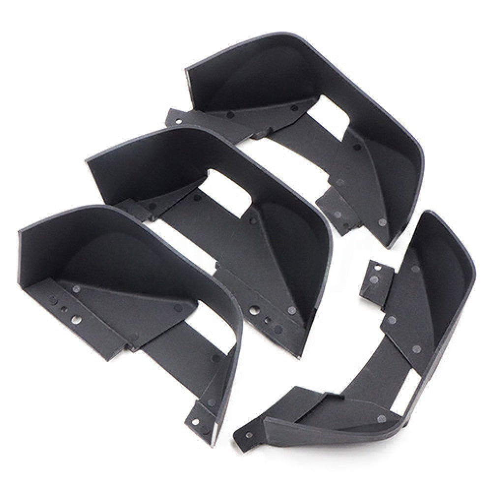Xtra Speed Axial SCX10 II用 プラスチックインナーフェンダーセット（ブラック)  XS-SCX230091