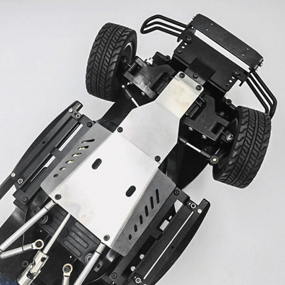 Xtra Speed  タミヤ CC01用 ステンレススチール スキッドプレート シルバー　XS-CC25020