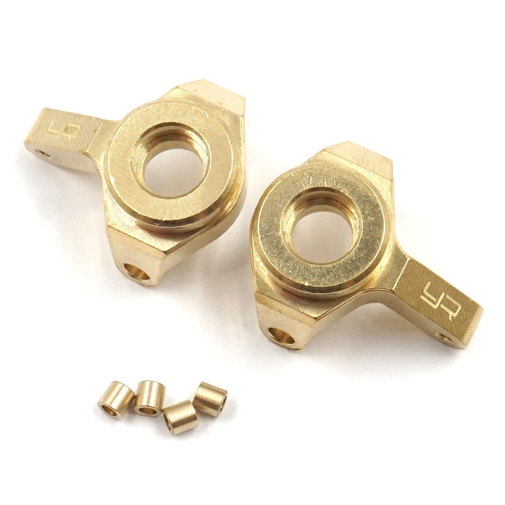 Yeah Racing Axial SCX24 AX24用 真鍮製フロントステアリングナックルセット AXSC-026