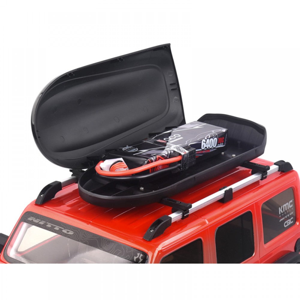 GRC 1/10 RCカー用 ルーフボックスセット  ラック付き G172各色
