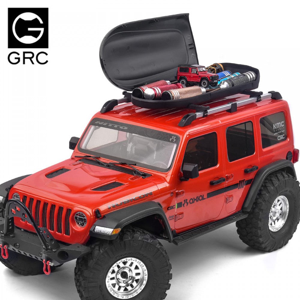 GRC 1/10 RCカー用 ルーフボックスセット  ラック付き G172各色