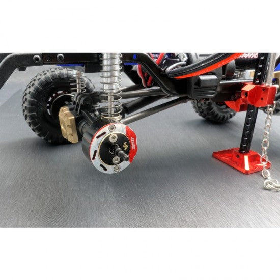 サミックス Traxxas TRX4M用 真鍮製リアブレーキアダプターセット（スケールブレーキローター＆キャリパー付き）TRX4M-4415FS