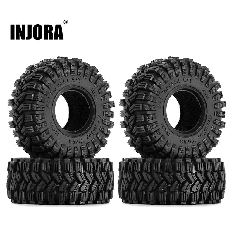 INJORA 1.0インチ 58*24mm キング トレッカー A/T タイヤ (T1017)