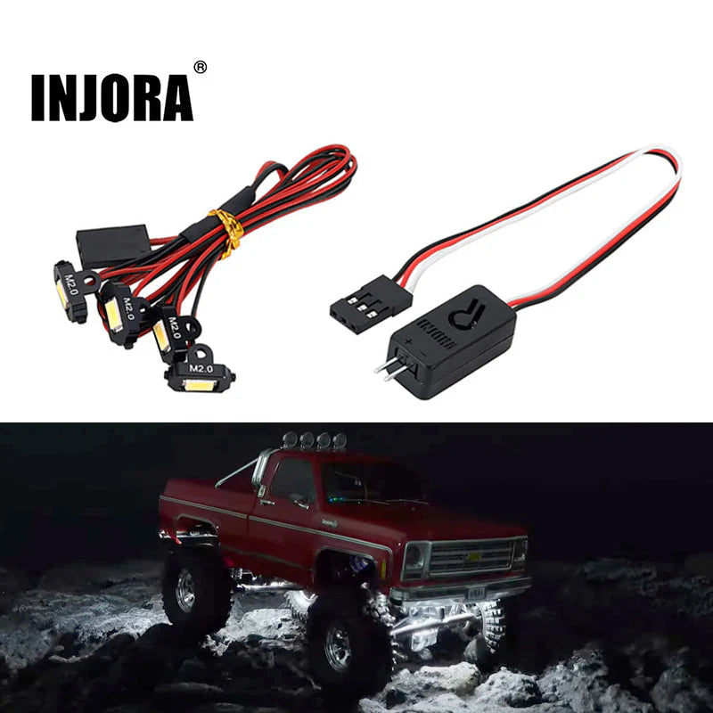 ロックライトキット コントローラー付き 1/18 1/24 RCクローラー用