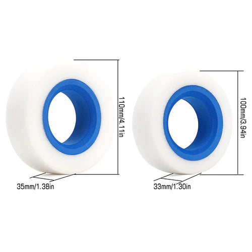 INJORA 1.9インチ EVA デュアルステージフォームインサート 100-110 114-120mmタイヤ用