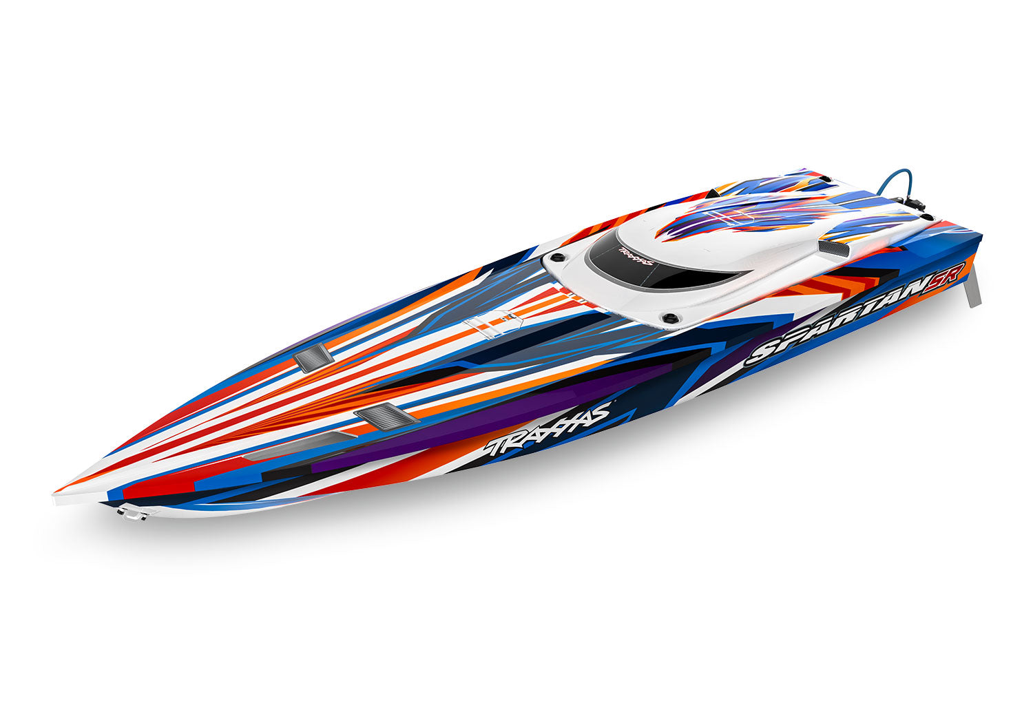 トラクサス スパルタンSR "高性能RTRレースボート、ブラシレス、TQ 2.4GHzプロポ、自動復元機能付き　103076-4　各色