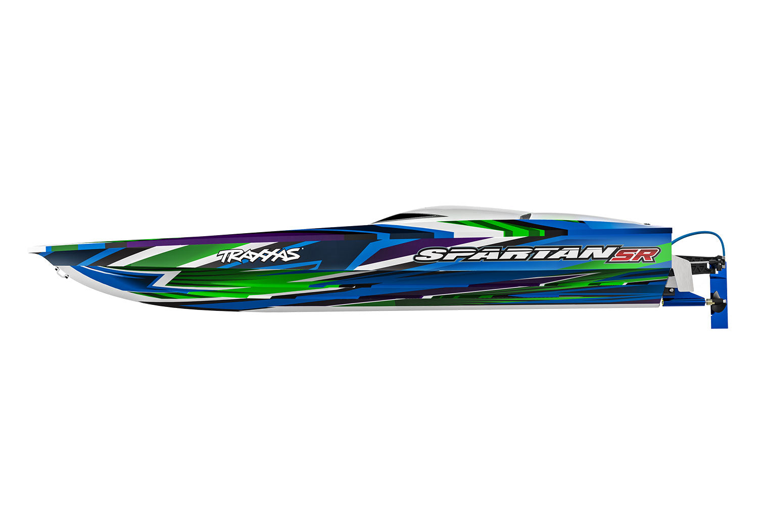 トラクサス スパルタンSR "高性能RTRレースボート、ブラシレス、TQ 2.4GHzプロポ、自動復元機能付き　103076-4　各色