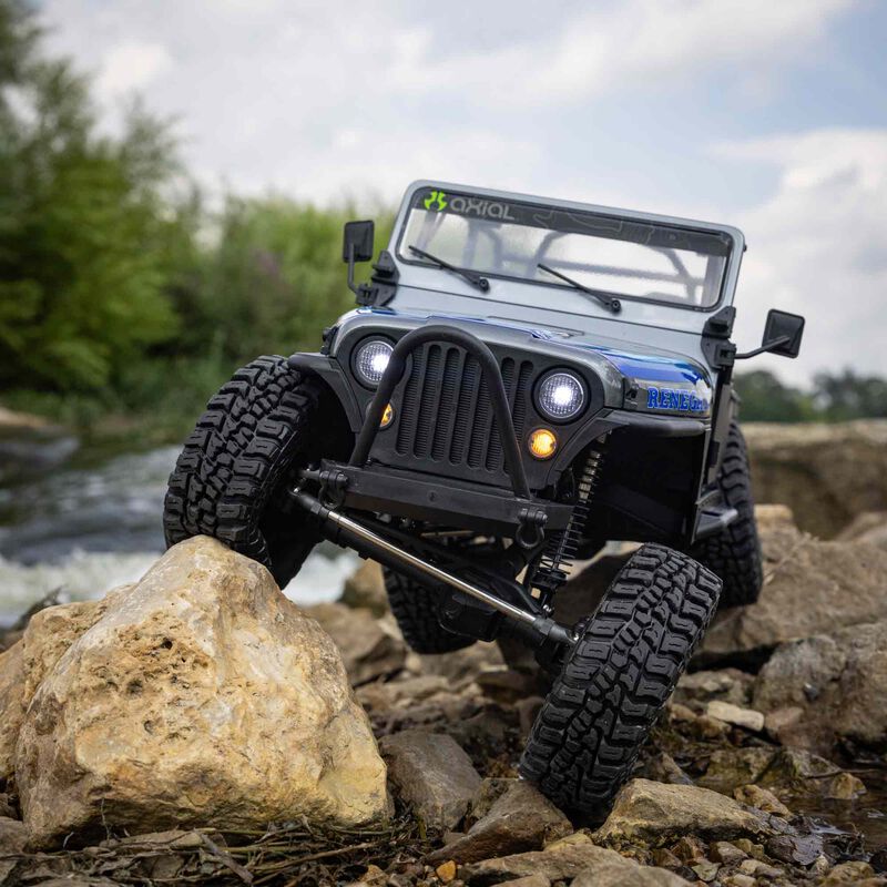 axial CJ7 クローラー　jeep スケール　カスタム Axial SCX10 III Jeep CJ-7 with H-Tech Custom Creek Rock