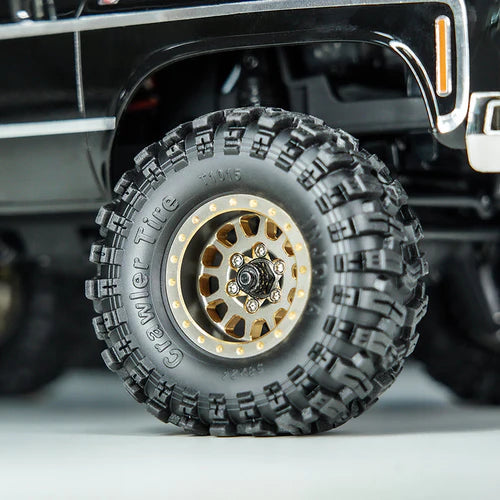 1/18~1/24ミニクローラー用　1.0 インチ スワンプ ストンパー タイヤ (58mm) TRX4M アセント18 SCX24 FCX24 YQT-1015