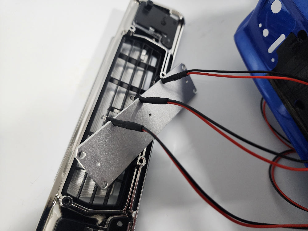 H-TECH Traxxas TRX-4 Ford F150 Ranger 92046-4用 NCアルミグリル（LED付き）