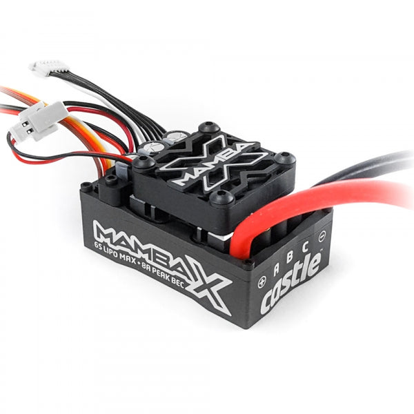 キャッスルクリエーションズ 1/8、1/10、RCカー用ESC MAMBA X 25.2V
