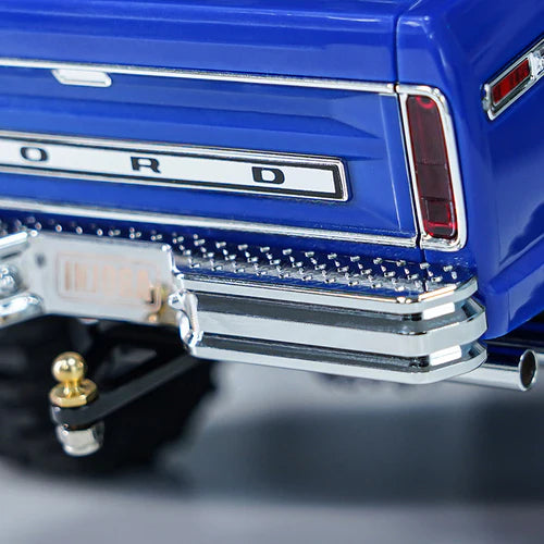 1/18 TRX4MハイトレイルF150用 CNCアルミフロントリアバンパー（デュアルエキゾースト付き） 4M-95FR