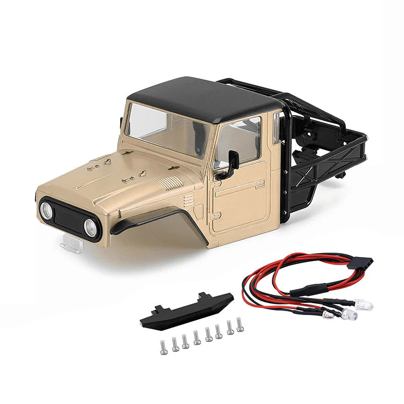 1/18 TRX4M ディフェンダー ブロンコ用 IR40 ハーフトラック ハードプラスチックボディ ケージ付き  IR40(各色）