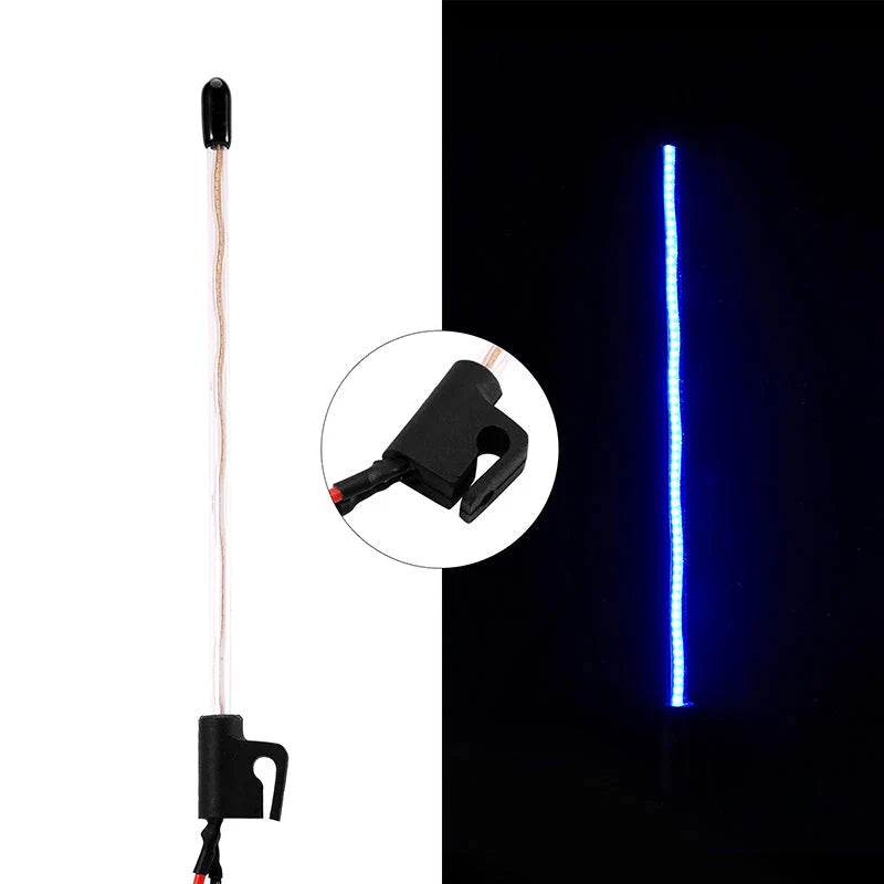 1/18 1/24 RCクローラー用 LEDホイップライト 各色