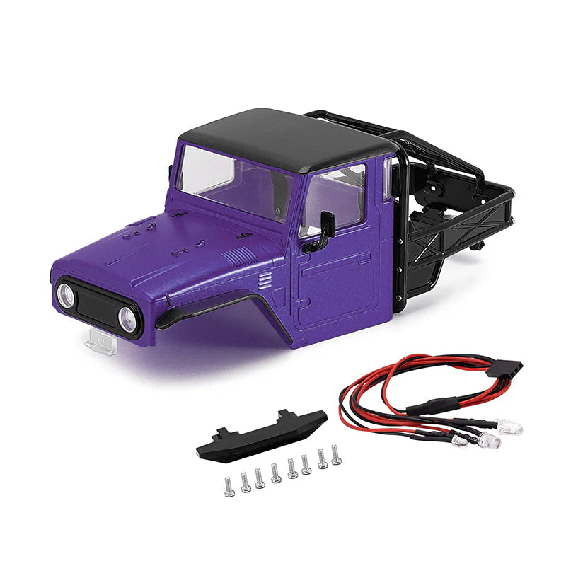1/18 TRX4M ディフェンダー ブロンコ用 IR40 ハーフトラック ハードプラスチックボディ ケージ付き  IR40(各色）