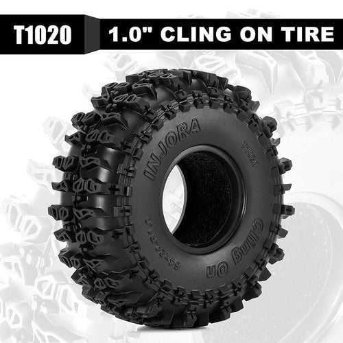 INJORA 1.0" 64*24mm 粘着タイヤ (T1020)