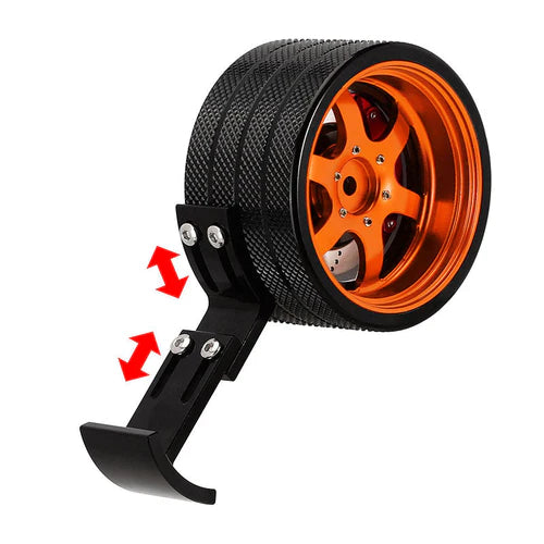 TRX4M TRX4 TRX6 Slash Summit用  アルミ製片手操作ステアリングホイール TQIトランスミッター RX4-14(各色)