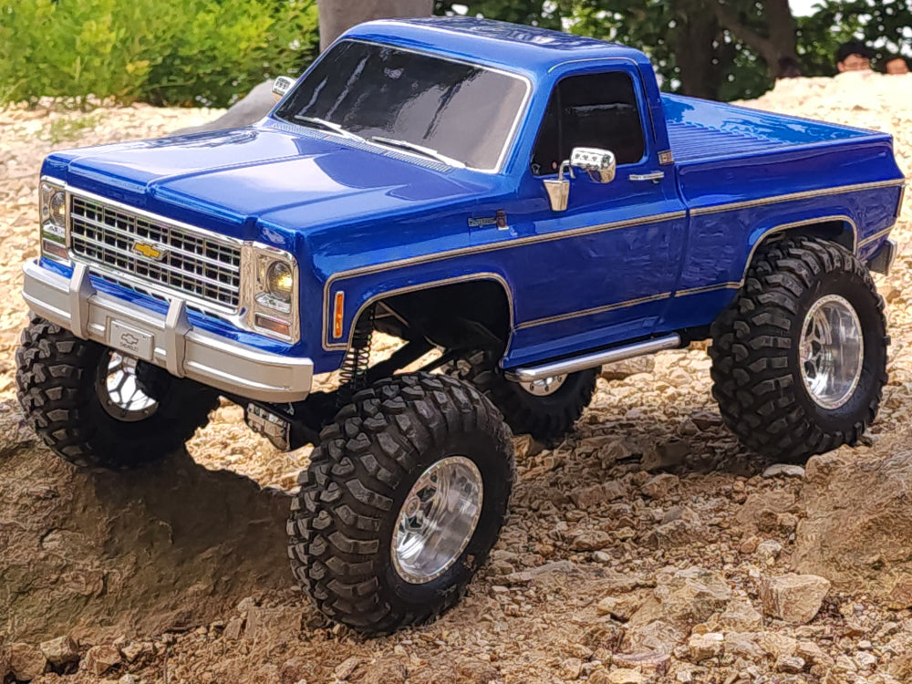 H-TECH Traxxas TRX4 Blazer K10およびK5用 CNCアルミフロントバンパー
