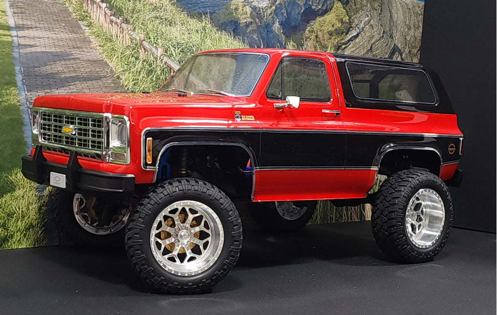 H-TECH Traxxas TRX4 Blazer K10およびK5用 CNCアルミフロントバンパー