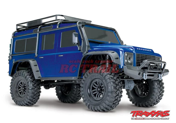 【　トラクサスリンク モジュール 6511 付属　】トラクサス　TRX4　ランドローバー　ディフェンダーD110　RTR　ブルー　 82056-4BLUE