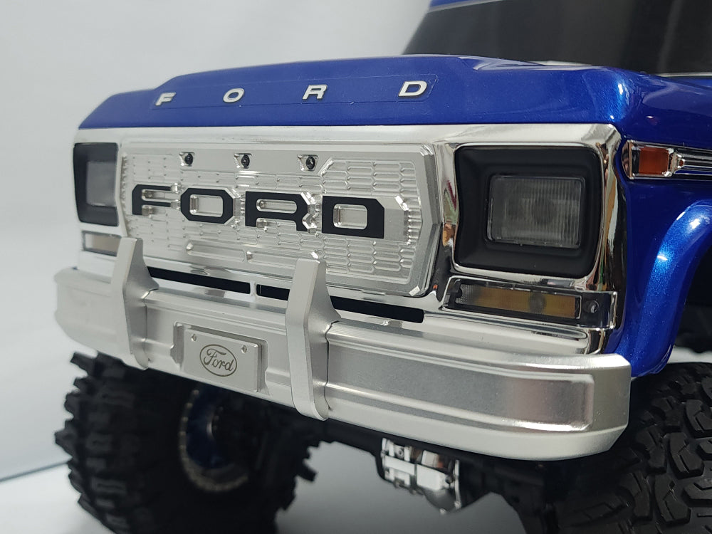 H-TECH Traxxas TRX-4 Ford F150 Ranger 92046-4用 NCアルミグリル（LED付き）
