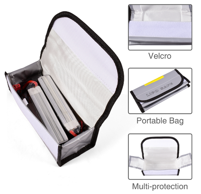 セーフティーリポバック　不燃性バッグ,リチウム電池,防火,高温耐性