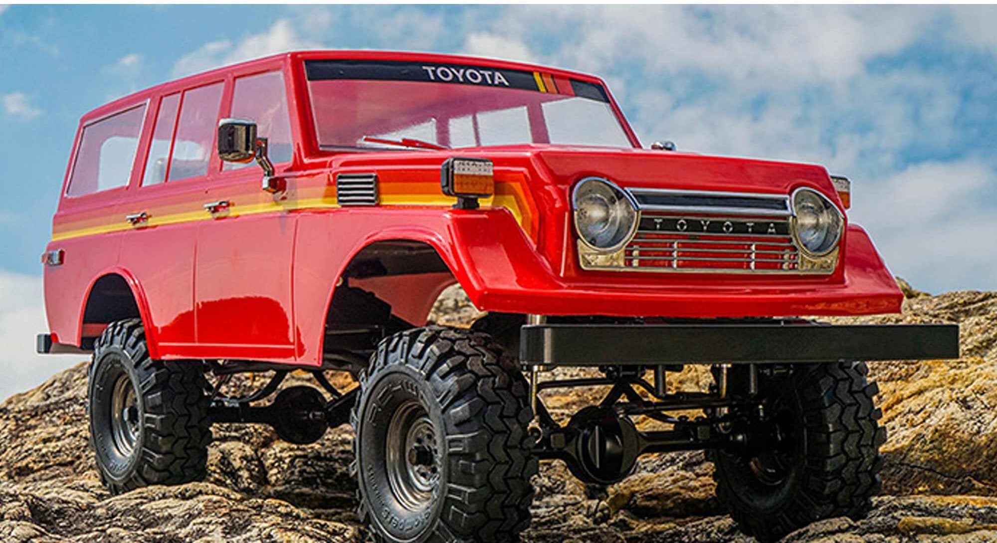 RC 4WD 1/10 TF2 トラックキット、1980 トヨタ FJ55 ボディ、ロング