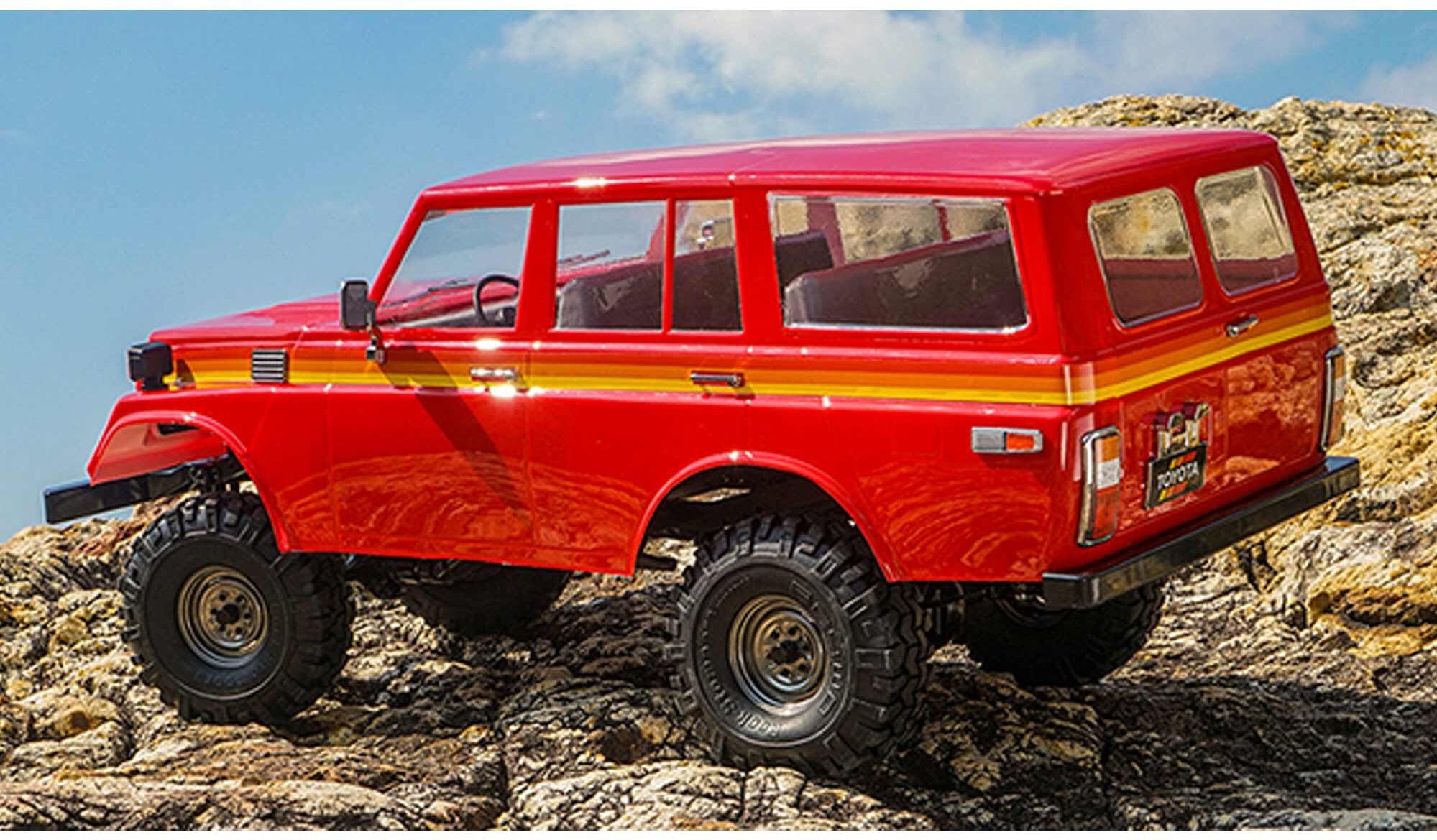 RC 4WD 1/10 TF2 トラックキット、1980 トヨタ FJ55 ボディ、ロング