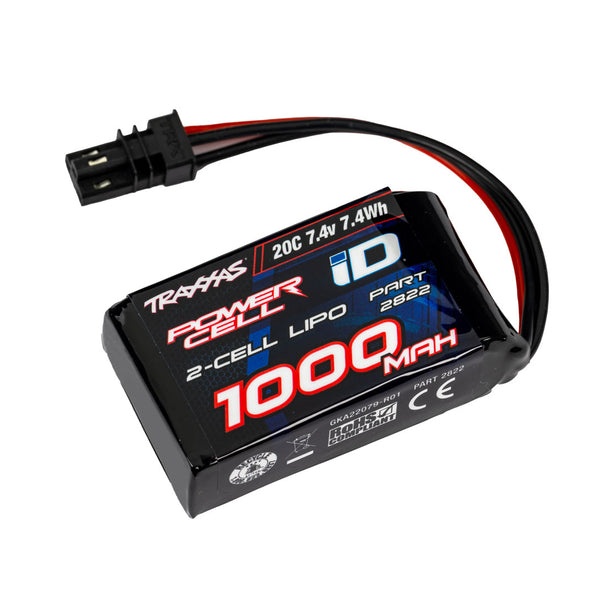 トラクサス TRX4M 純正リポバッテリー 2s 1000mAh 20c IDコネクター