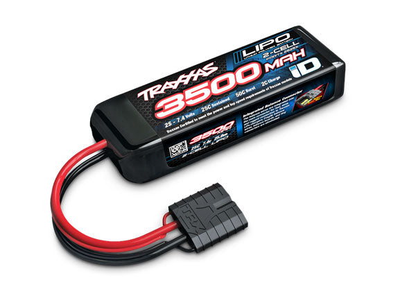 トラクサス　LIPOバッテリー 2s 3500mAh 25c iD機能付き MINI MAXX 純正リポバッテリー 2825X