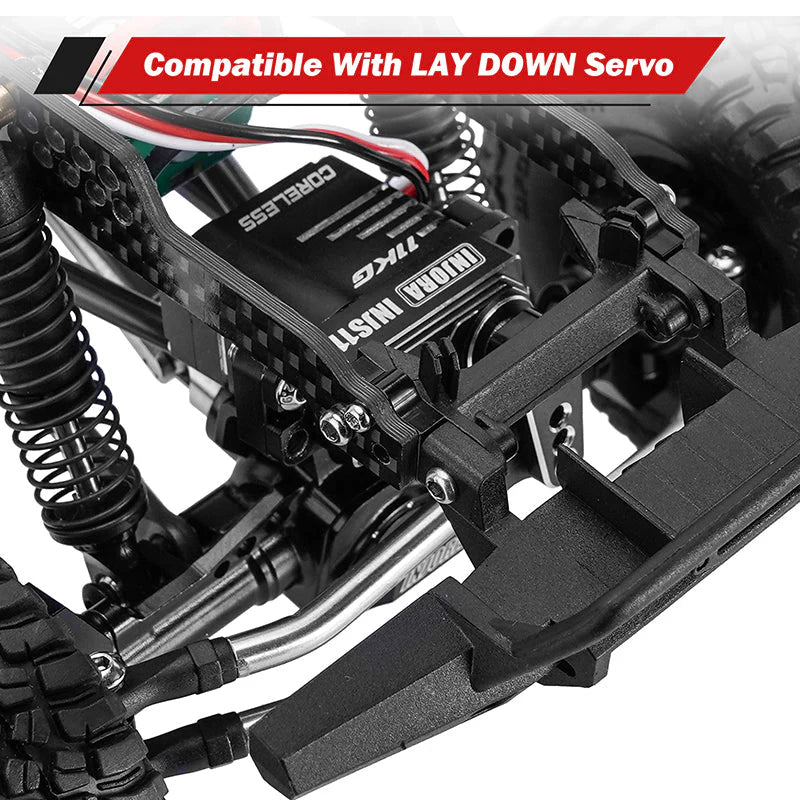 1/18 TRX4M 用  ユニバーサル LCG シャーシ フレーム キット (カーボンファイバー)  4M-89