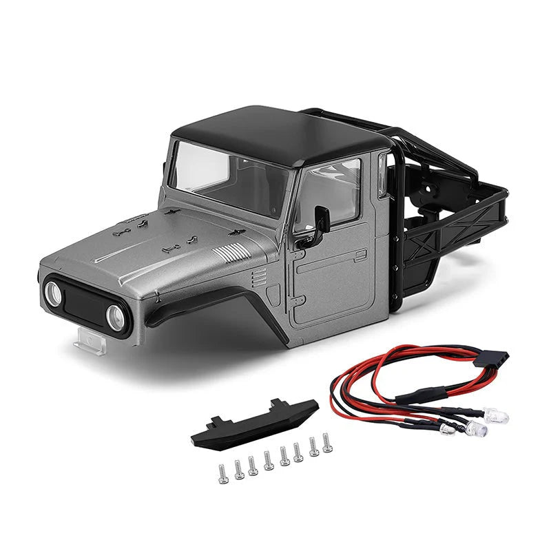 1/18 TRX4M ディフェンダー ブロンコ用 IR40 ハーフトラック ハードプラスチックボディ ケージ付き  IR40(各色）