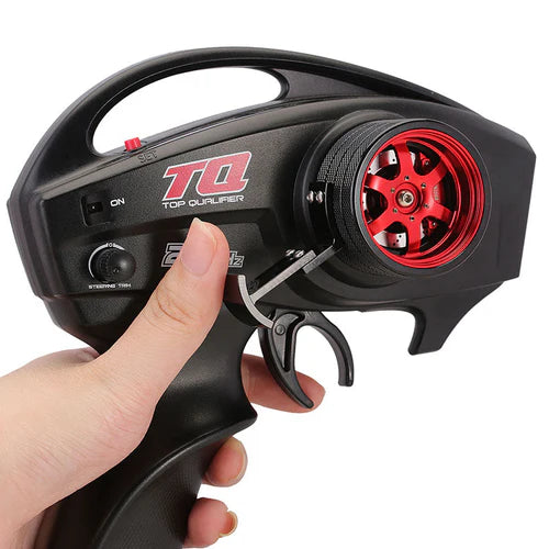 TRX4M TRX4 TRX6 Slash Summit用  アルミ製片手操作ステアリングホイール TQIトランスミッター RX4-14(各色)