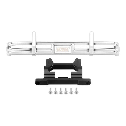 1/18 TRX4MハイトレイルF150用 CNCアルミフロントリアバンパー（デュアルエキゾースト付き） 4M-95FR
