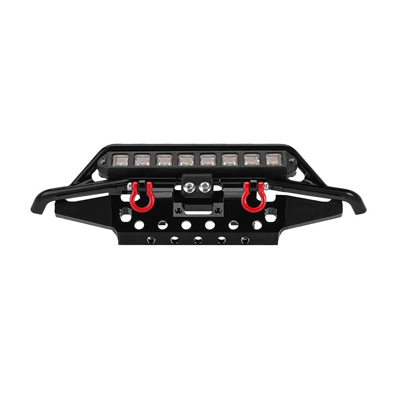 1/18 TRX4Mブロンコ用 CNCアルミフロントリアバンパーV2