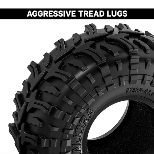 INJORA 1.0" 57*22mm HAMROK タイヤ (T1027)