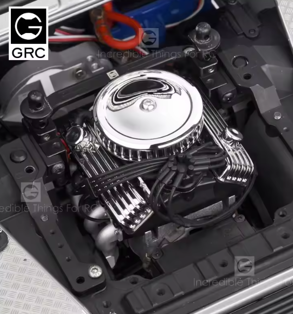 GRC 1/10 rcクローラー,trx4,scx10用 F82v8エンジン 冷却ファン  GAX0142A