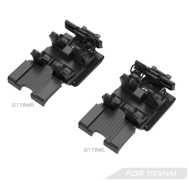 GRC  Traxxas TRX-4M　ディフェンダー用 3Dプリント インテリアセット G178WL - RCTRAIL