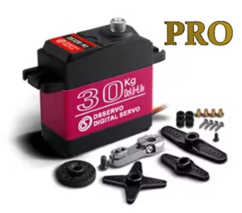 メタルギアデジタルサーボPRO 20~30KG　ハイトルク、ハイスピード仕様　メタルサーボホーン（25T）付き　防水　180度　　1/10クローラー　ツーリングカー　ドリフト　ロボット等