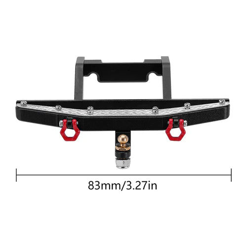 1/18 TRX4M ディフェンダー用 CNC アルミニウム フロント リア バンパー