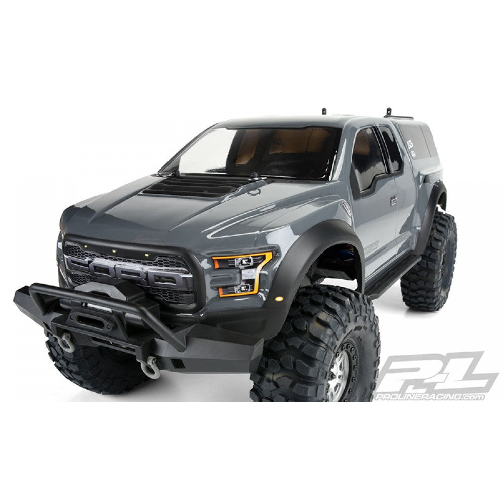 プロライン 2017 Ford® F-150 Raptor クリアボディ（12.8インチホイールベース、Traxxas TRX-4用　SCX10）　3509-00 - RCTRAIL