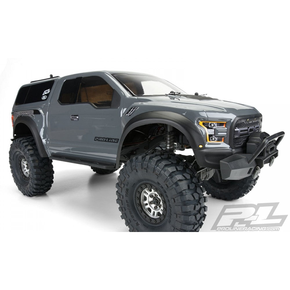 プロライン 2017 Ford® F-150 Raptor クリアボディ（12.8インチホイールベース、Traxxas TRX-4用　SCX10）　3509-00 - RCTRAIL