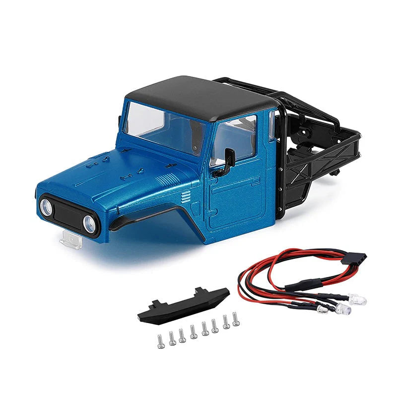 1/18 TRX4M ディフェンダー ブロンコ用 IR40 ハーフトラック ハードプラスチックボディ ケージ付き  IR40(各色）