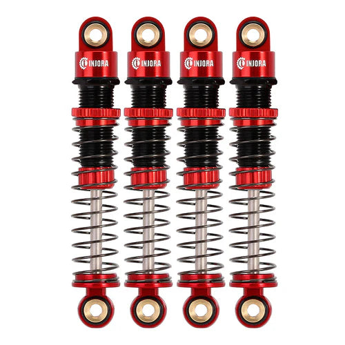 FMS  1/24 FCX24 1/18 FCX18用 45mmアルミネジ式オイルショックアブソーバー  (4本）　各色