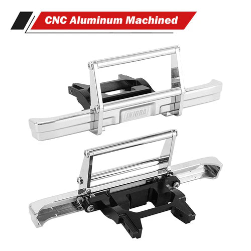 1/18 TRX4M ハイトレイル K10 用 CNC アルミ フロント リア バンパー  4M-83FR