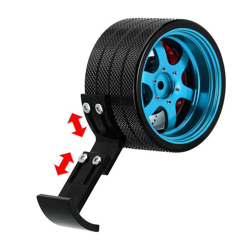 TRX4M TRX4 TRX6 Slash Summit用  アルミ製片手操作ステアリングホイール TQIトランスミッター RX4-14(各色)
